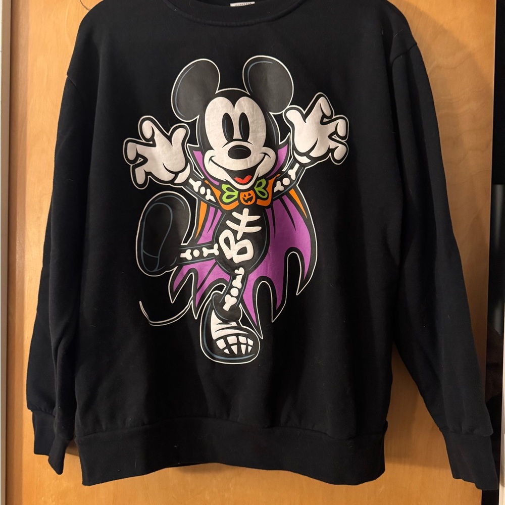 Disney store exclusive skeleton Mickey crewneck